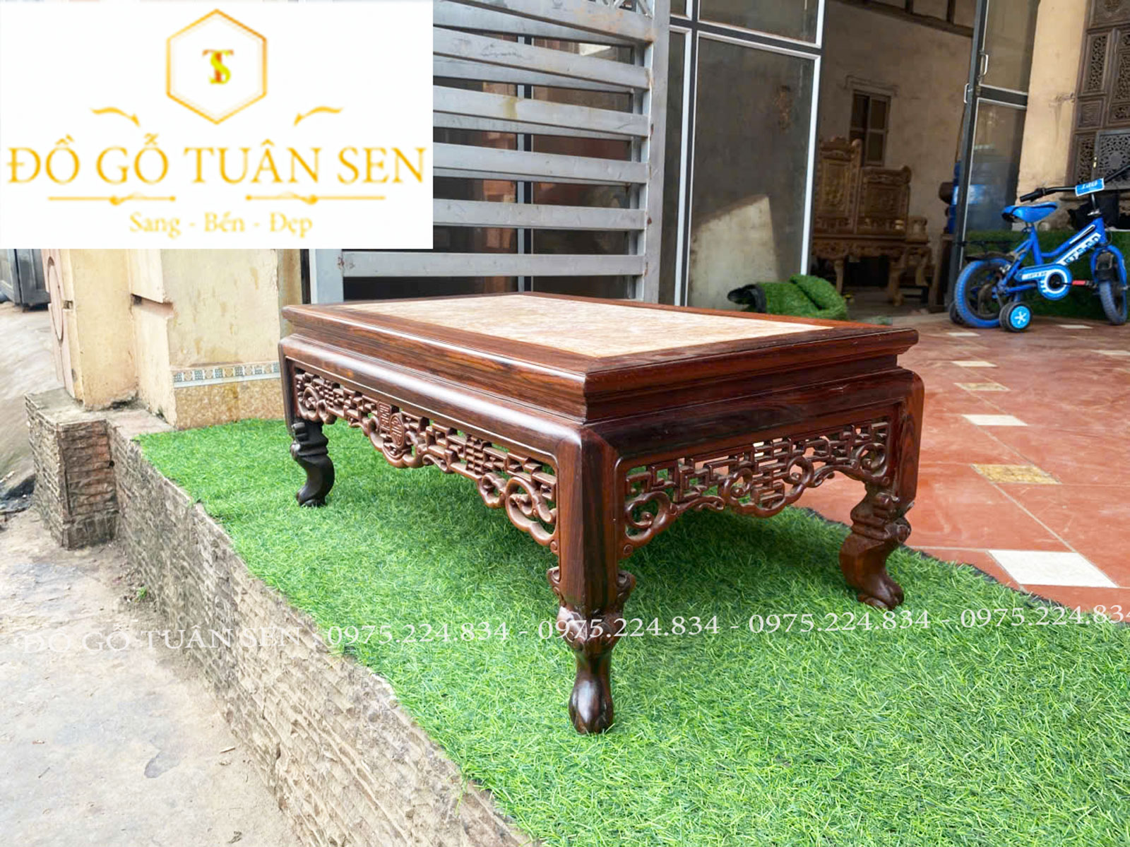 hình ảnh kích thước văn kỷ gỗ gụ